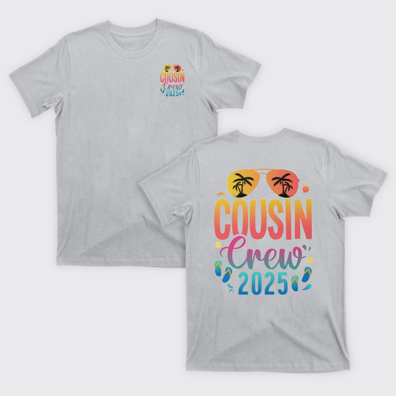 Cousin Crew 2025 Family Summer Vacation T-Shirts