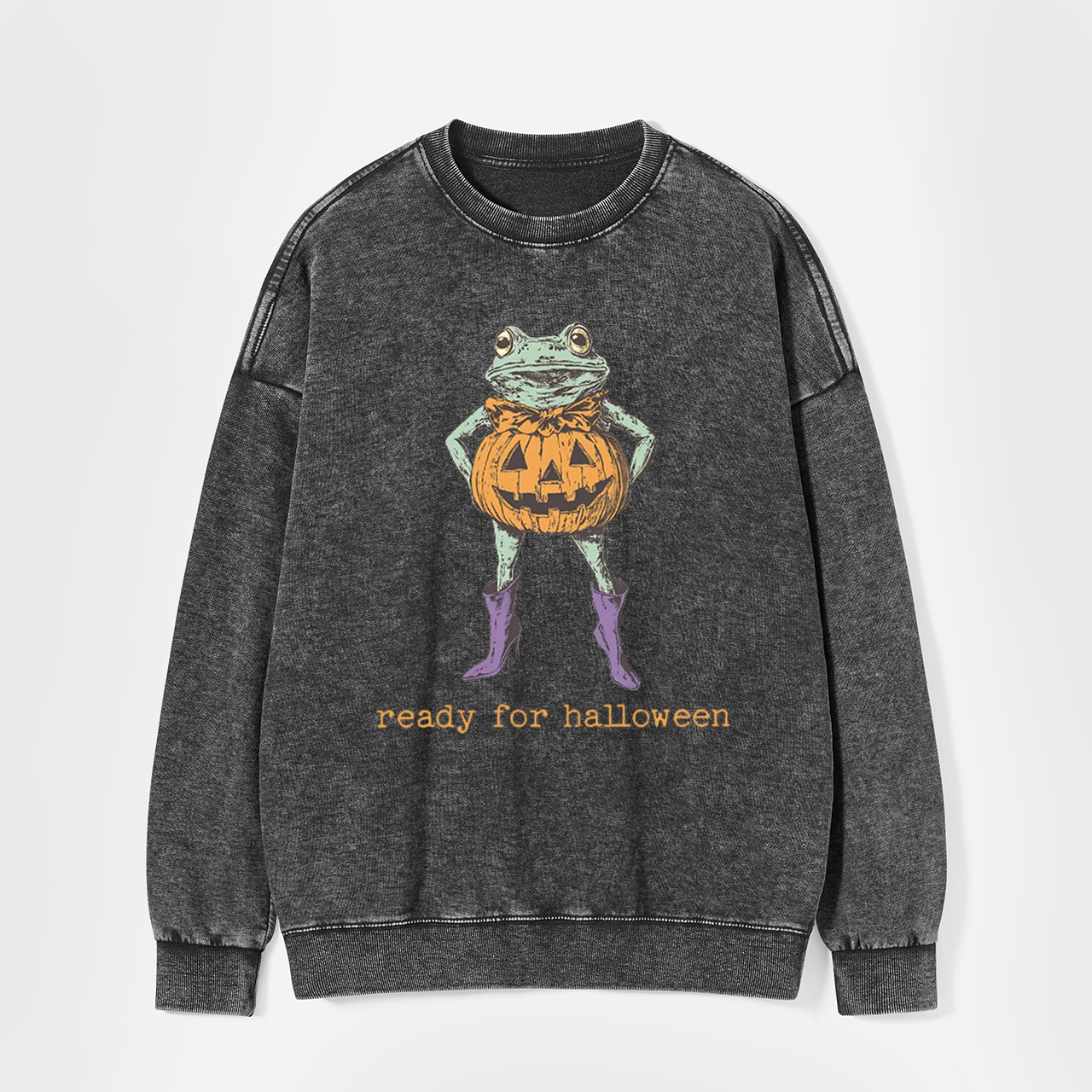 Ready For Halloween Washed Sweatshirts