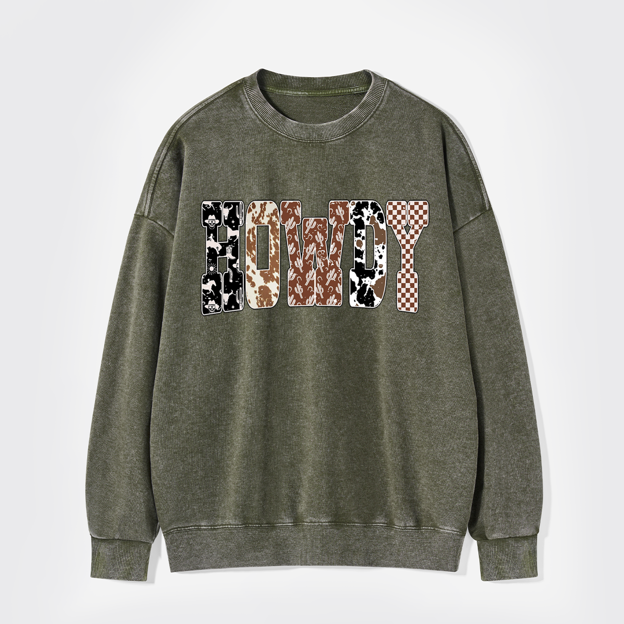 Howdy Western Halloween Washed Sweatshirts
