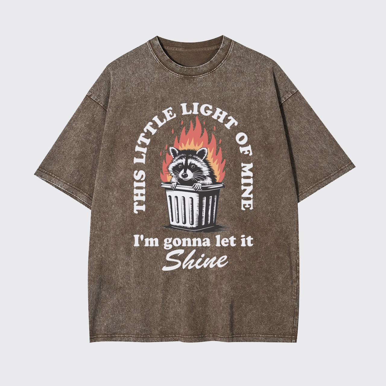 Funny Dumpster Fire Garment-dye Tees