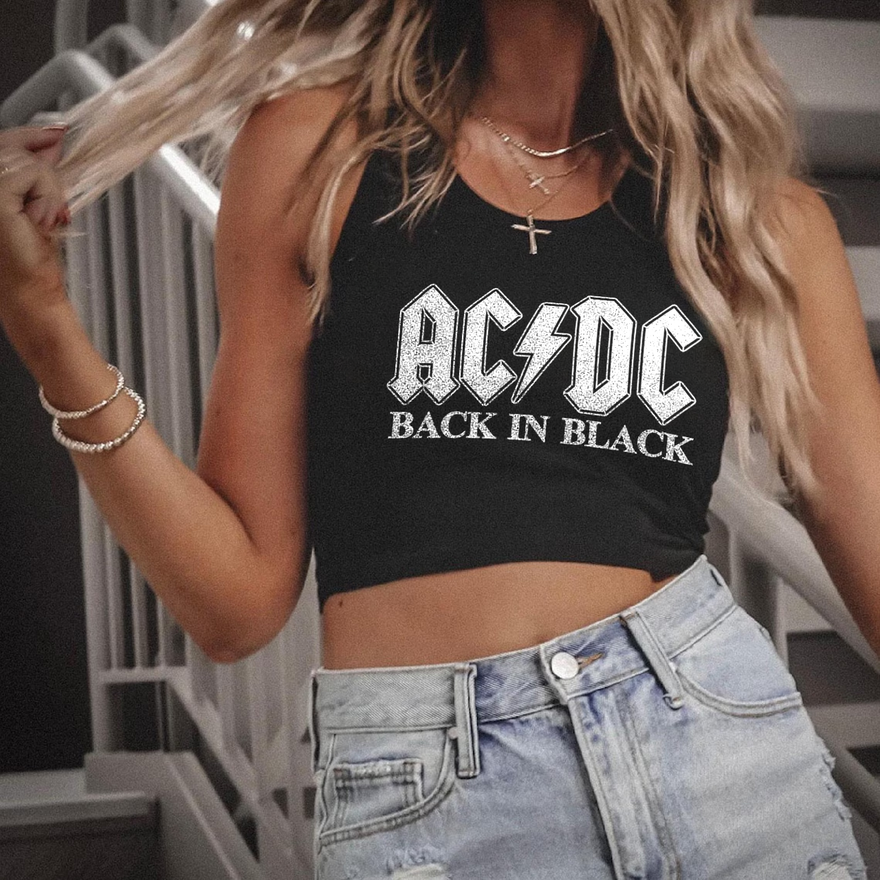 Classic Band Style Tank Top