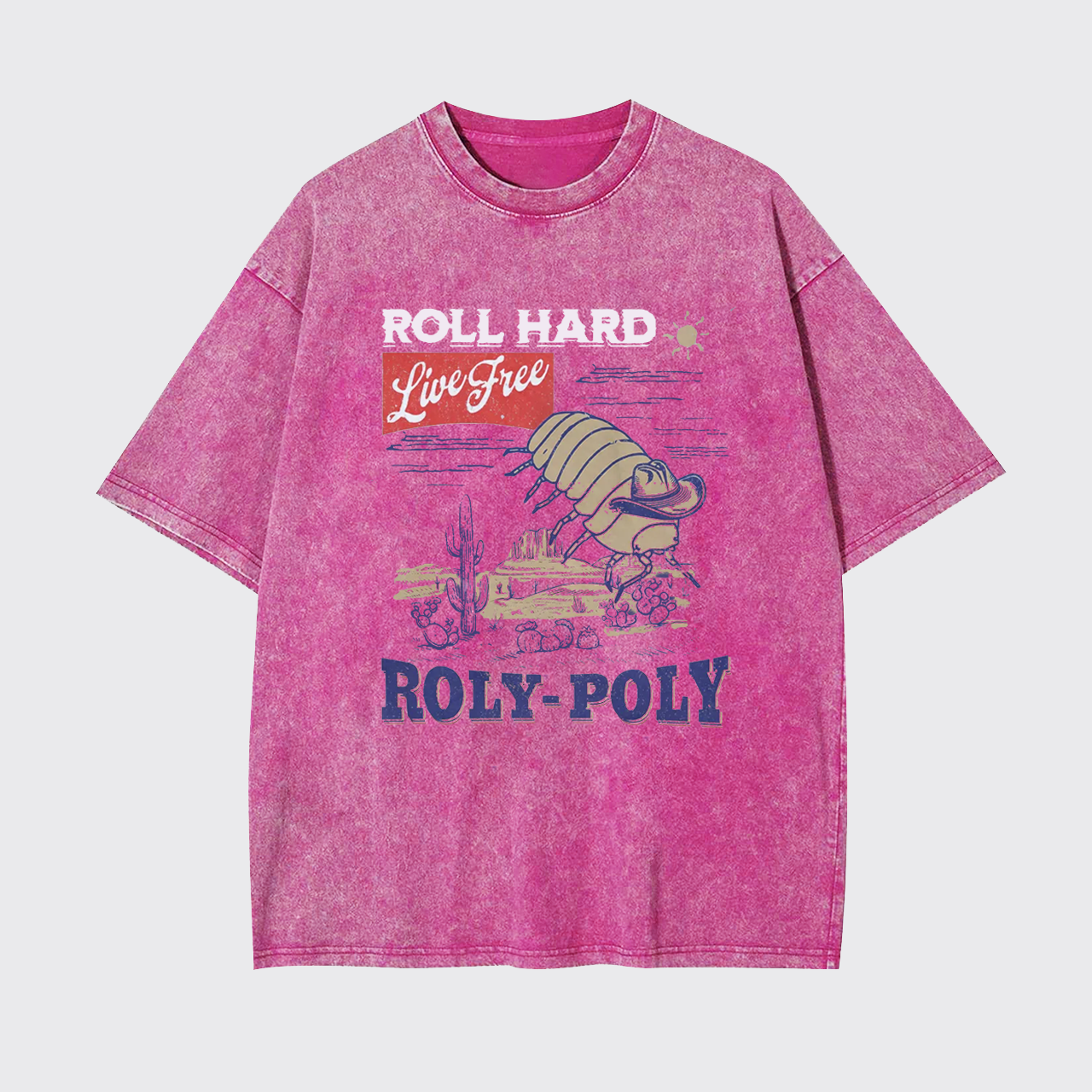 Roly Hard Live Free Garment-dye Tees