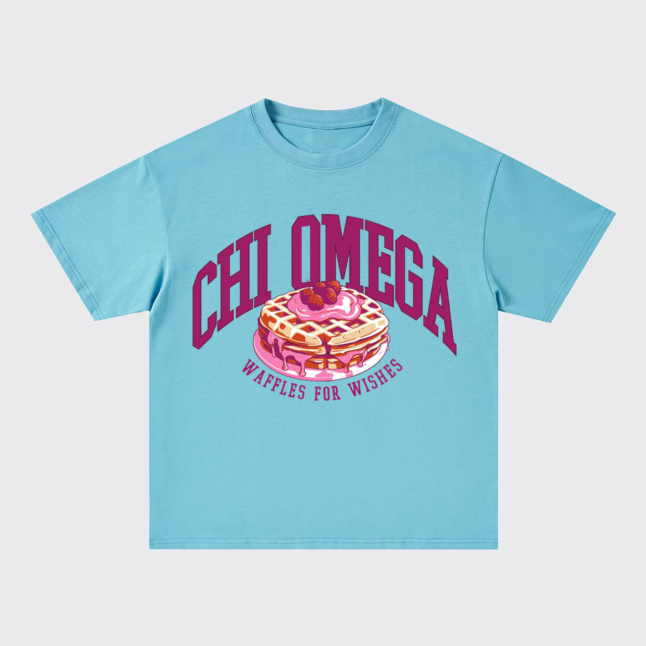 Cranberry Waffles Oversize T-Shirts