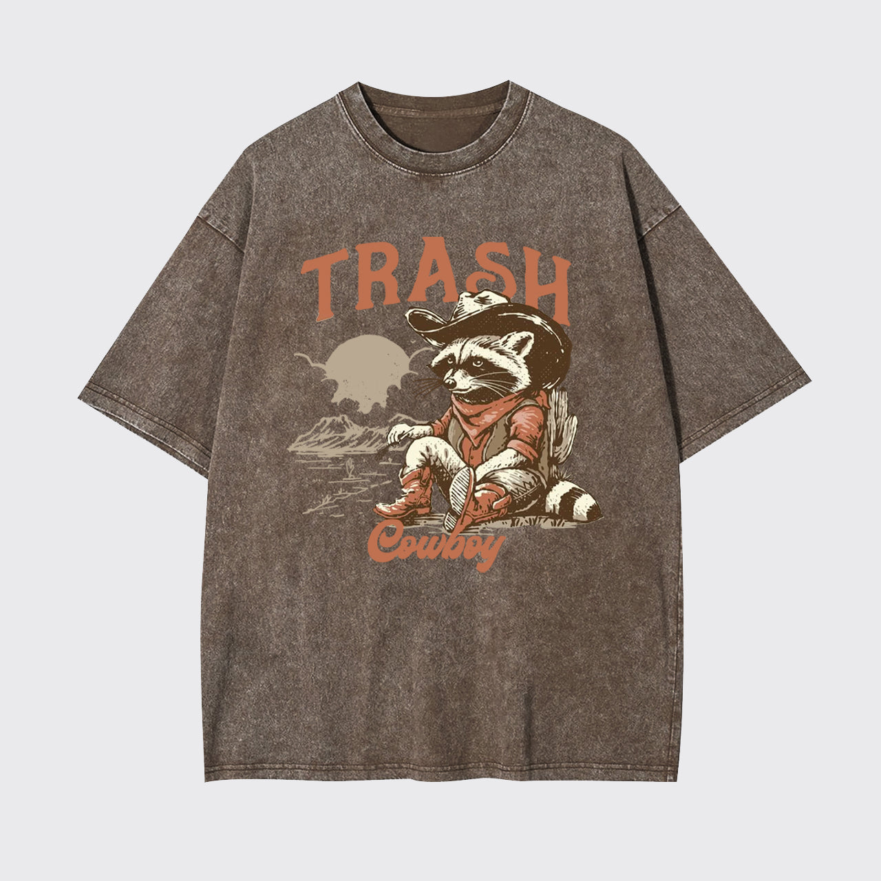 Funny Trash Raccoon Garment-dye Tees