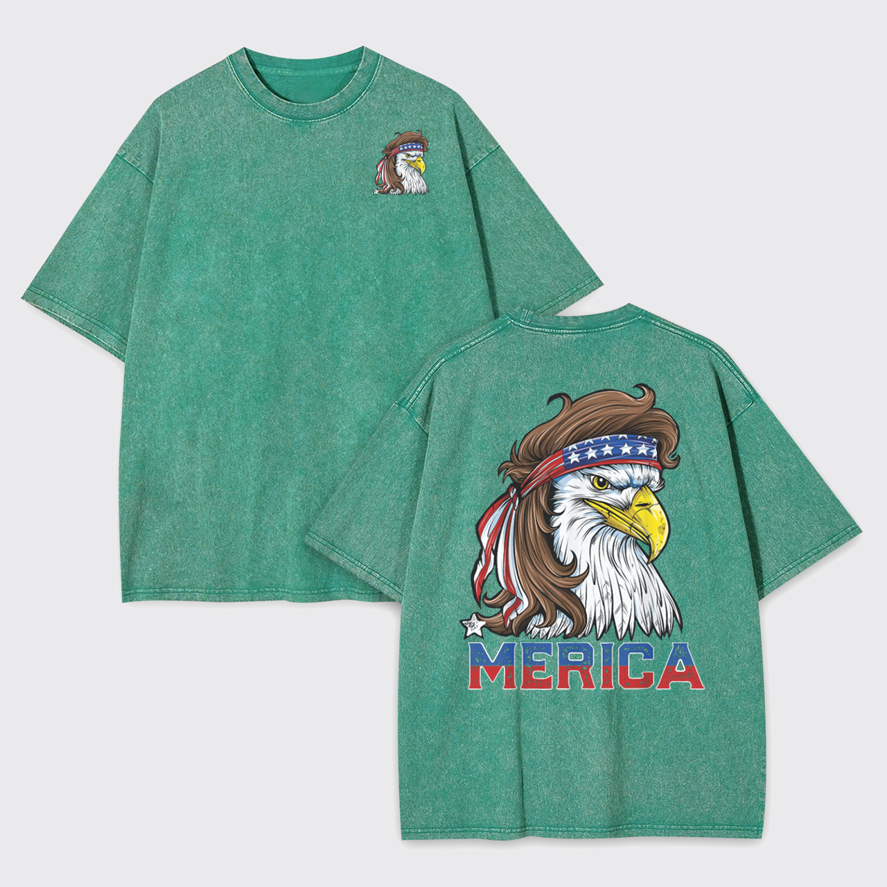 Patriotic-4th Of July Garment-dye Tees