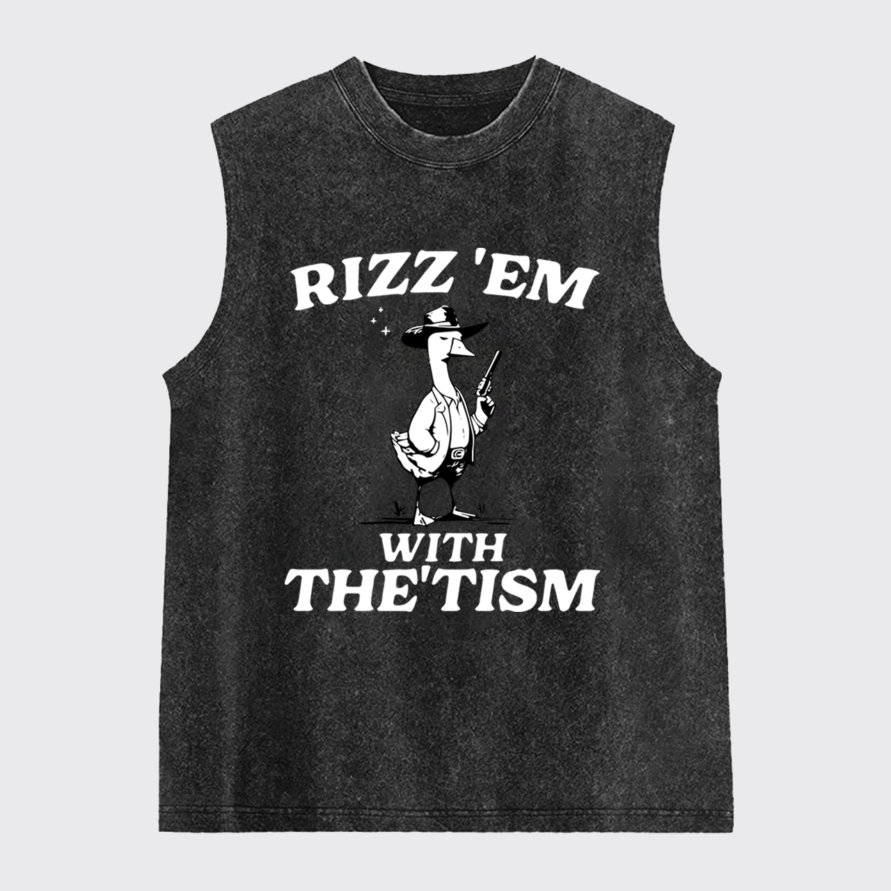 Funny Goose-Rizz 'Em With The 'Tism Washed Tanks