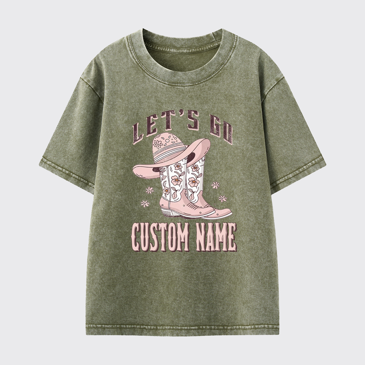 Personalized Let's Go Washed Toddler T-shirt
