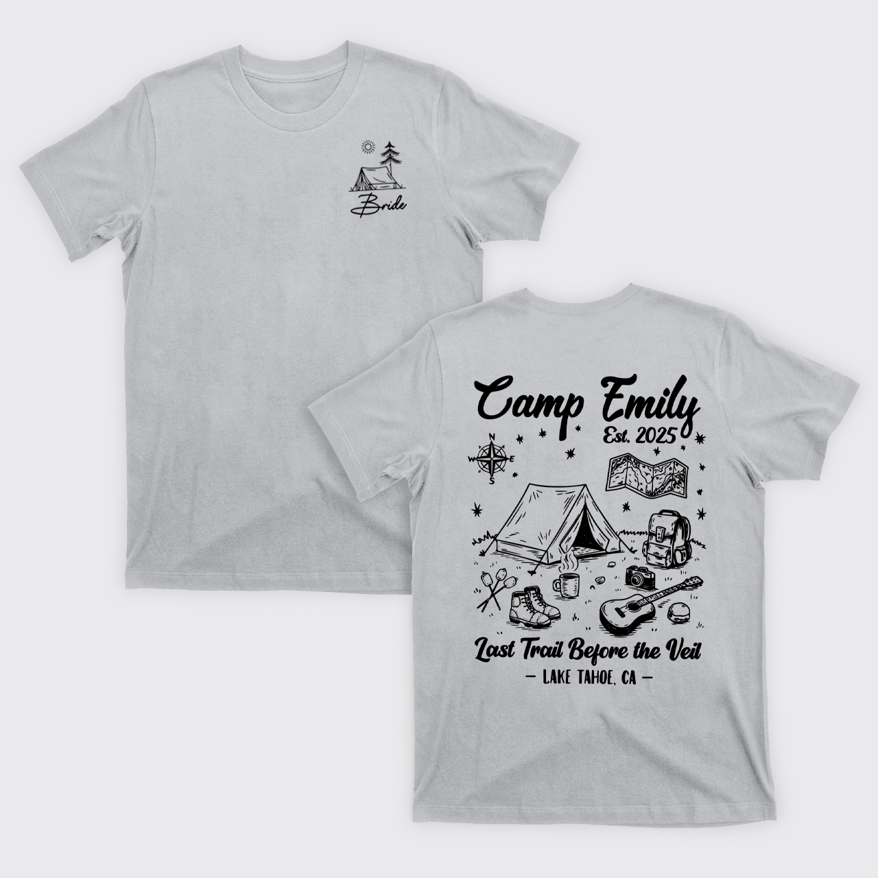 Personalized Camp Family T-Shirts