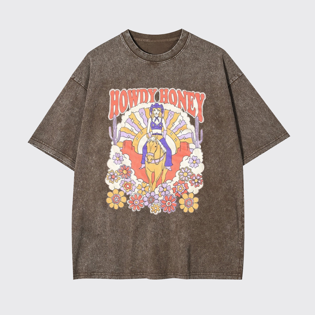 Retro Howdy Honey Garment-dye Tees