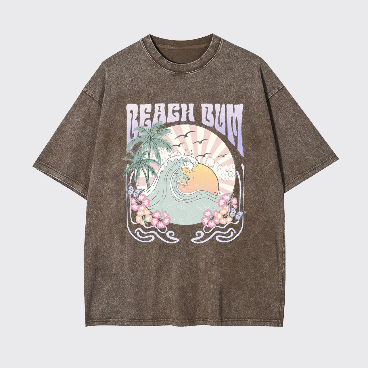 Beach Bum Summer Garment-dye Tees