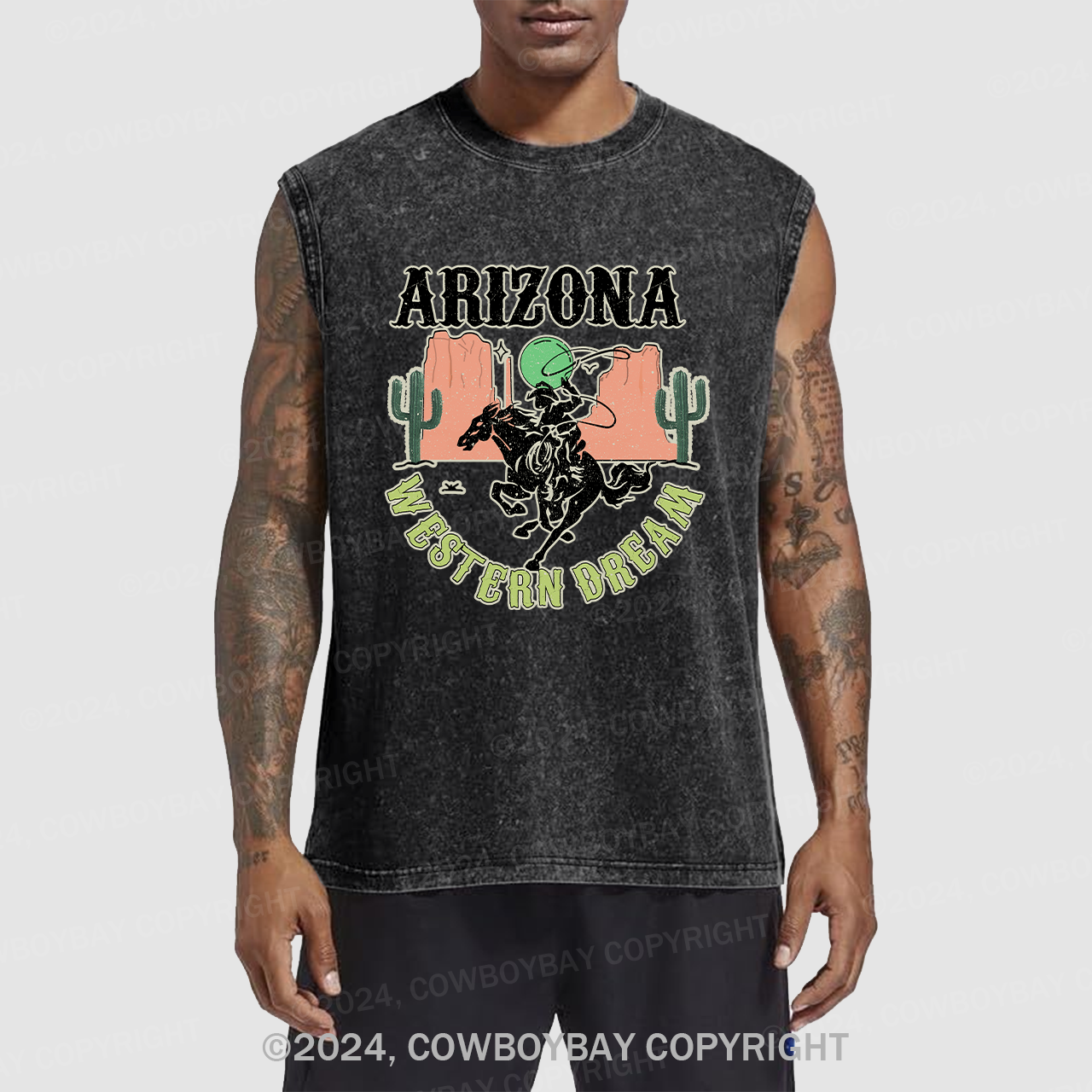 Arizona Western Dream Washed Tanks