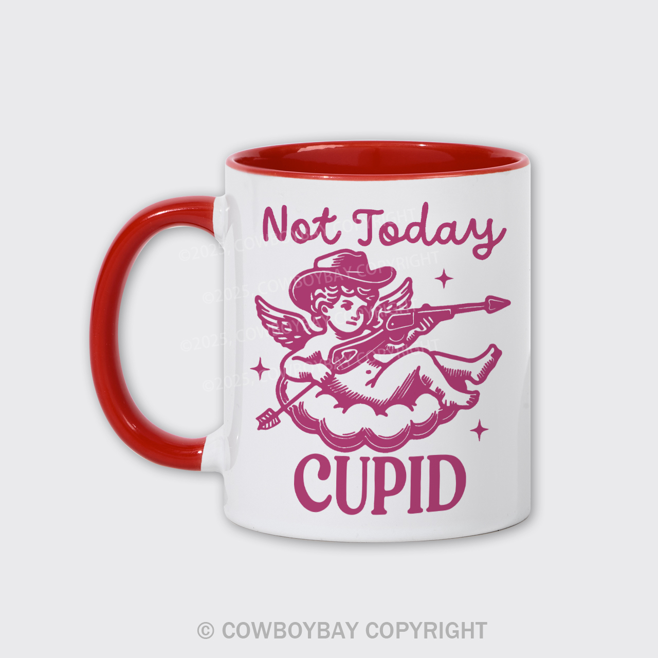 Not Today Cupid Mug