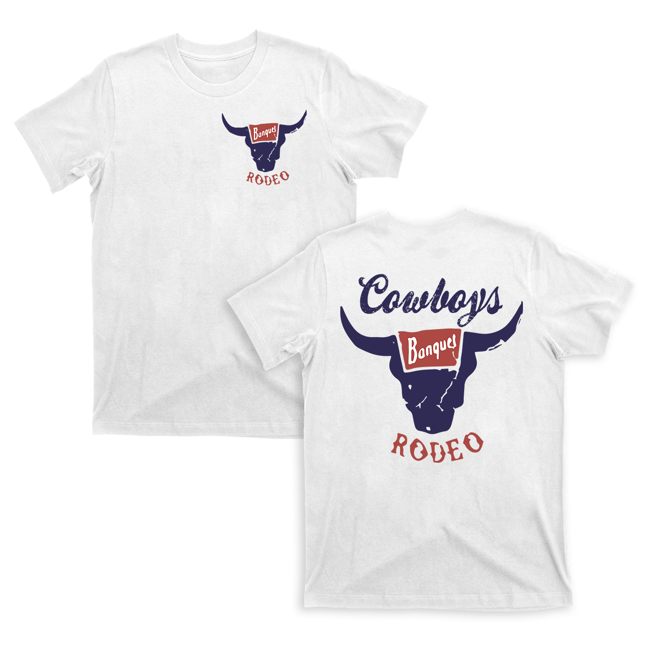 Cowboy Banquet Rodeo Retro-Inspired Tees