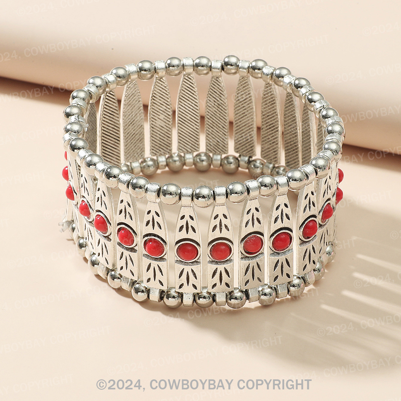 Vintage Turquoise Stretch Bracelet