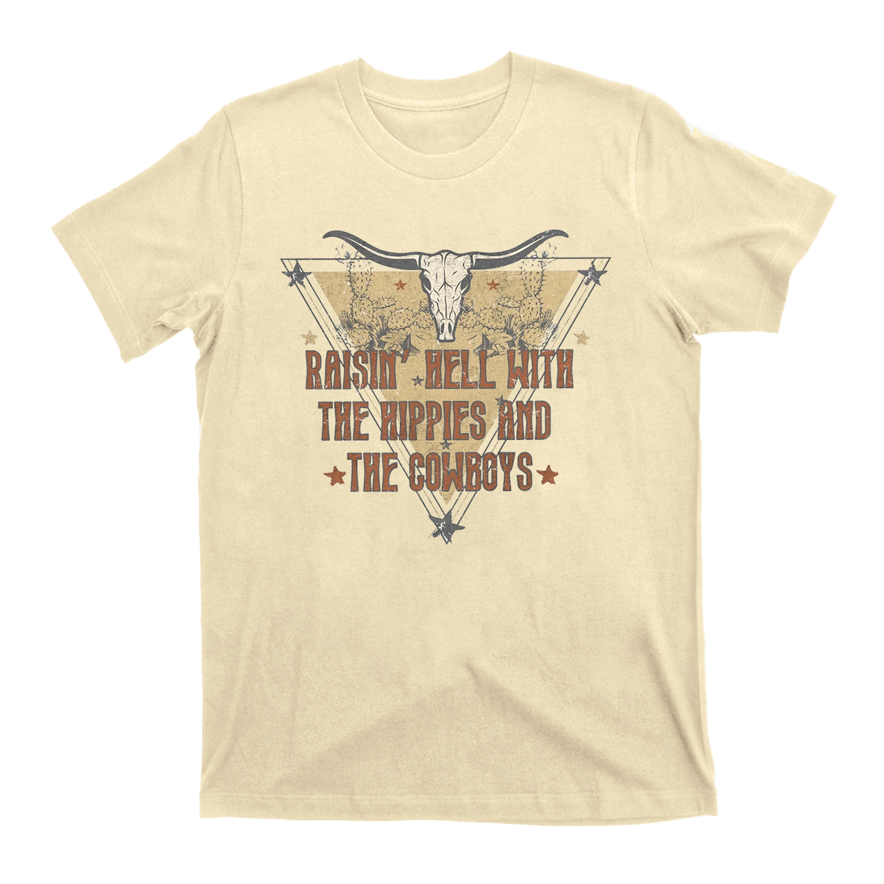 With The Hippies & The Cowboys T-Shirts