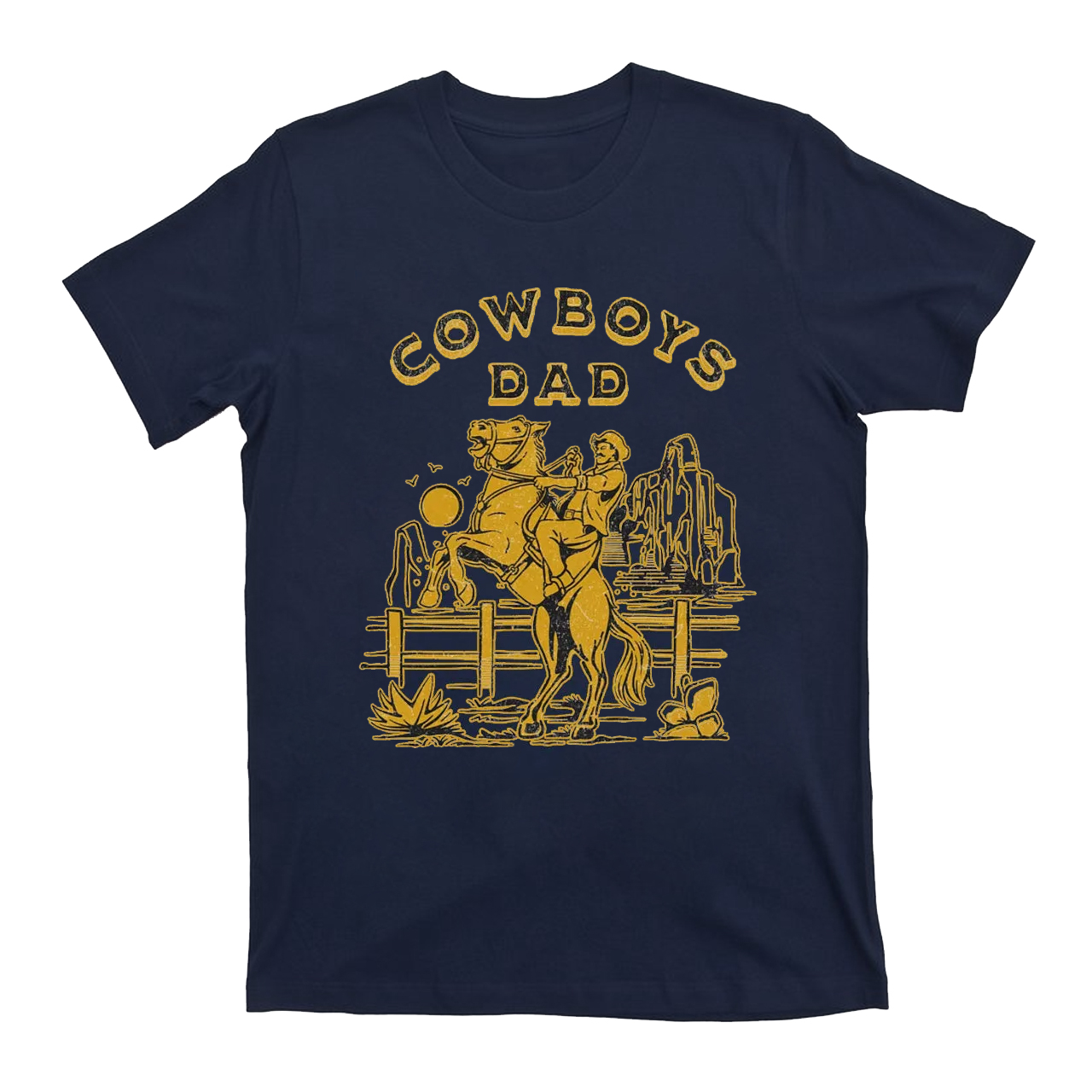 Cowboys Dad-Western Cowboy Country T-Shirts