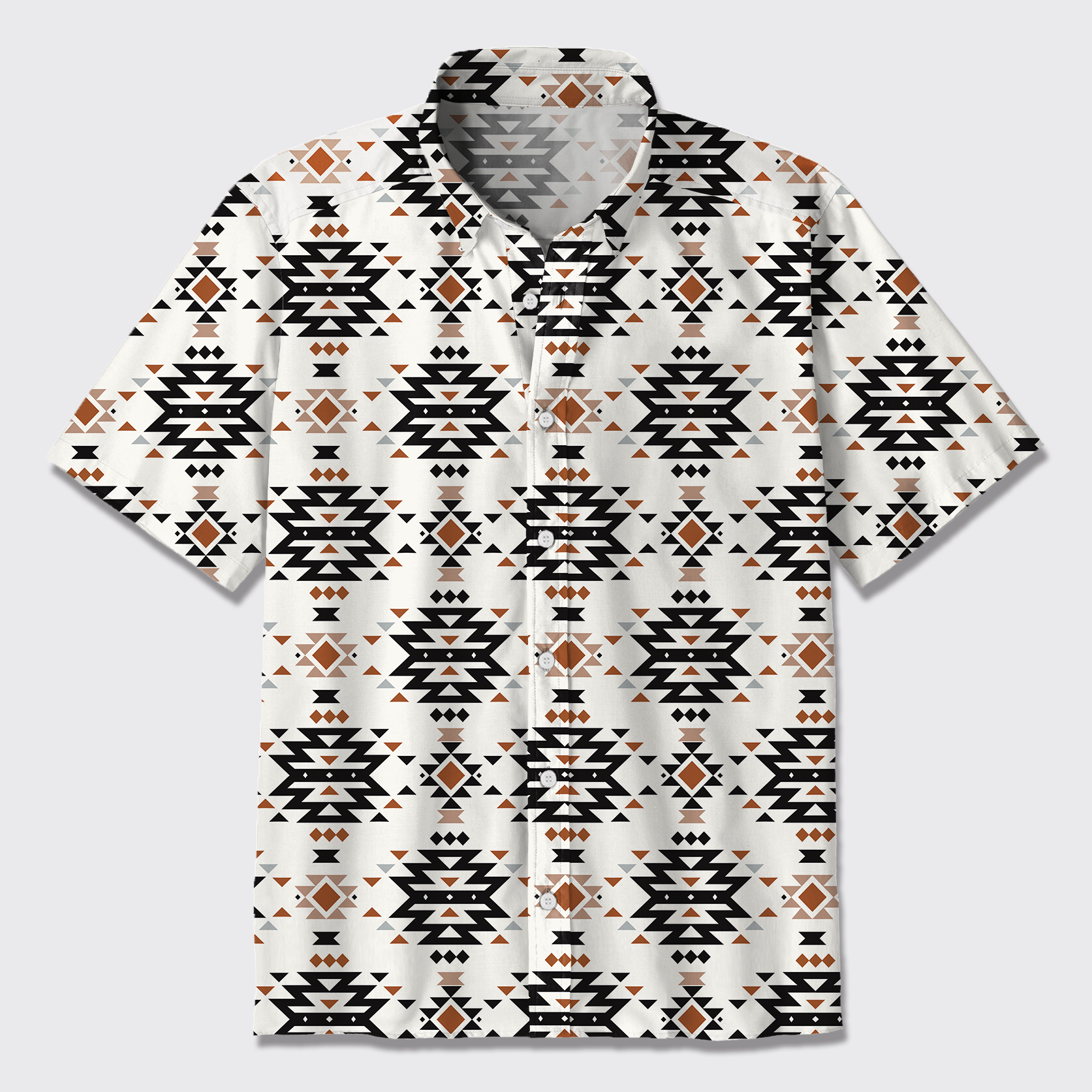 Boho Southwestern Aztec Button Up Shirts