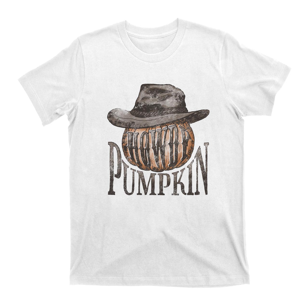 Halloween Howdy Pumpkin Western Fall Cowboy T-Shirts