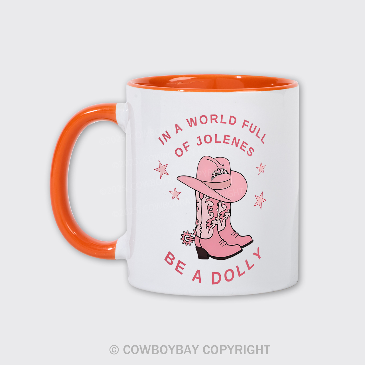  Pink Cowboy Hat And Boots Mug