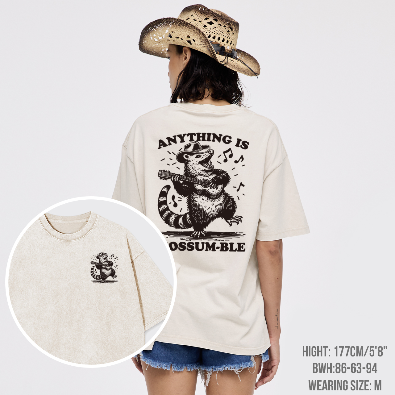 Anythig Is Possum-Ble Garment-dye Tees