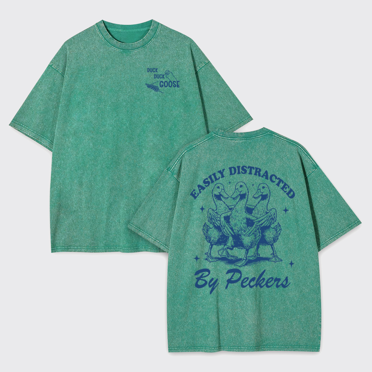 Easily Distracted Funny Garment-dye Tees
