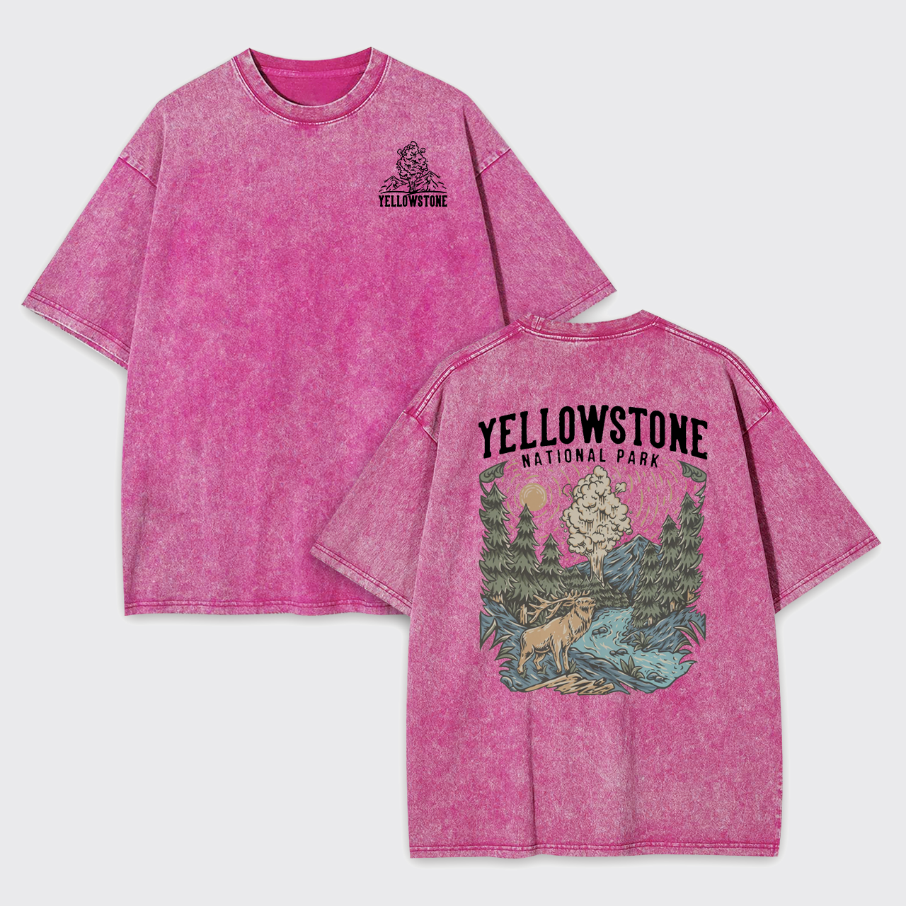 Yellowstone National Park Garment-dye Tees