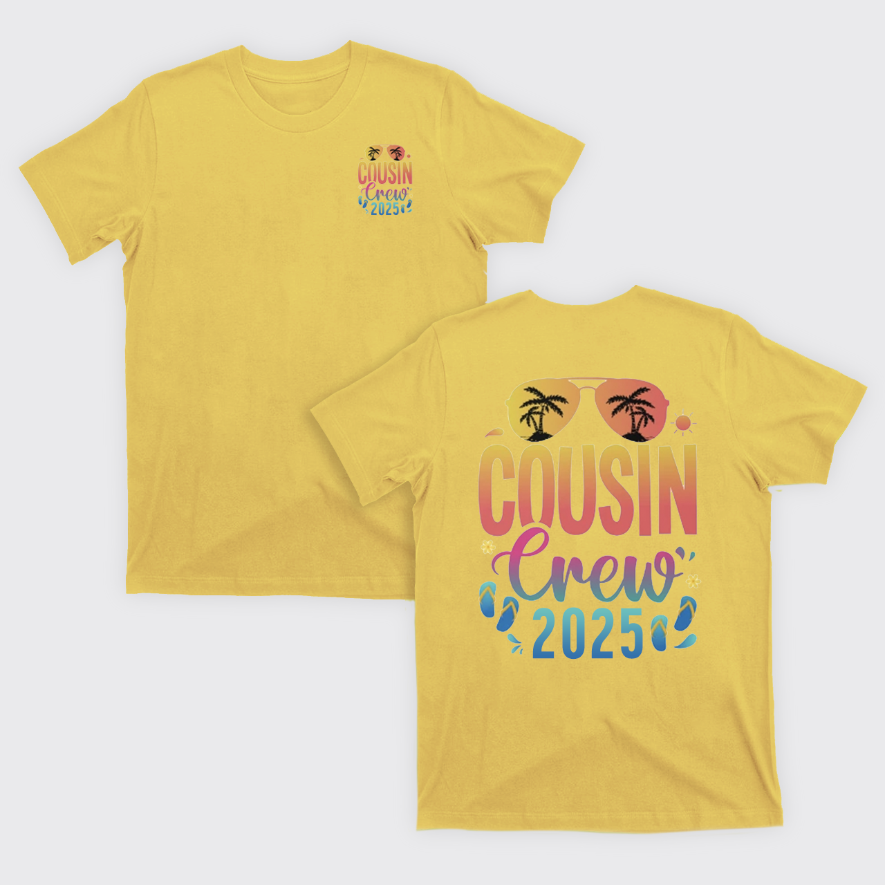 Cousin Crew 2025 Family Summer Vacation T-Shirts