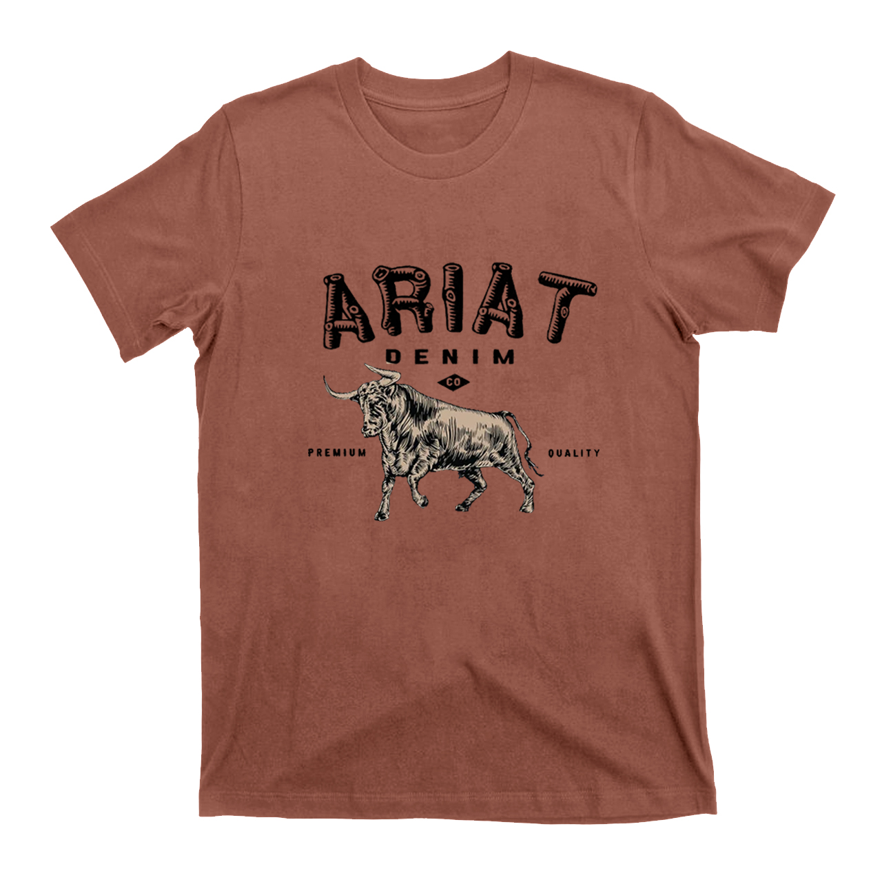Ariat Denim Cowboy T-shirt