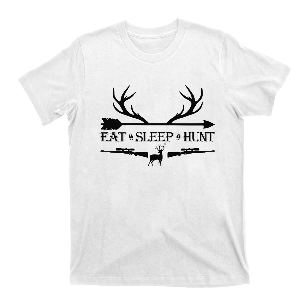 Hunting Wild Life Eat Sleep T-shirt