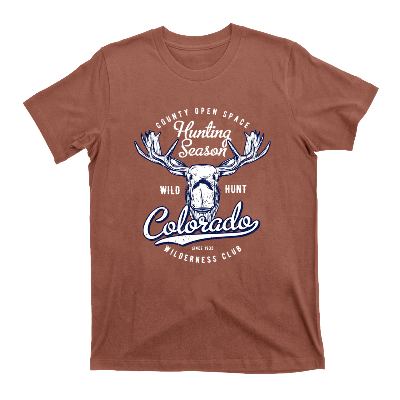 Colorado Moose Hunting Club Hunting Season Hunter Classic T-Shirt