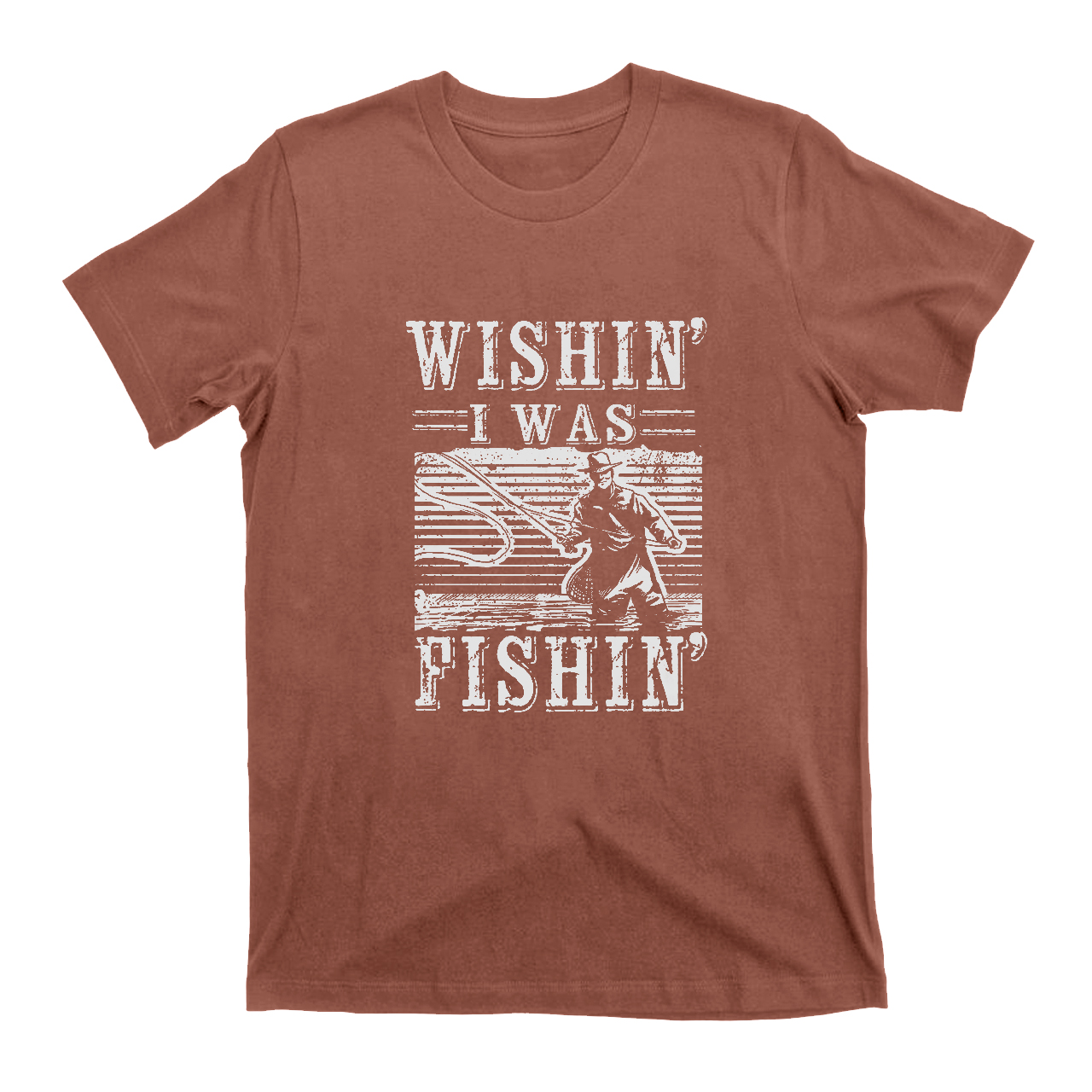 Wishin I Was Fishing T-Shirts