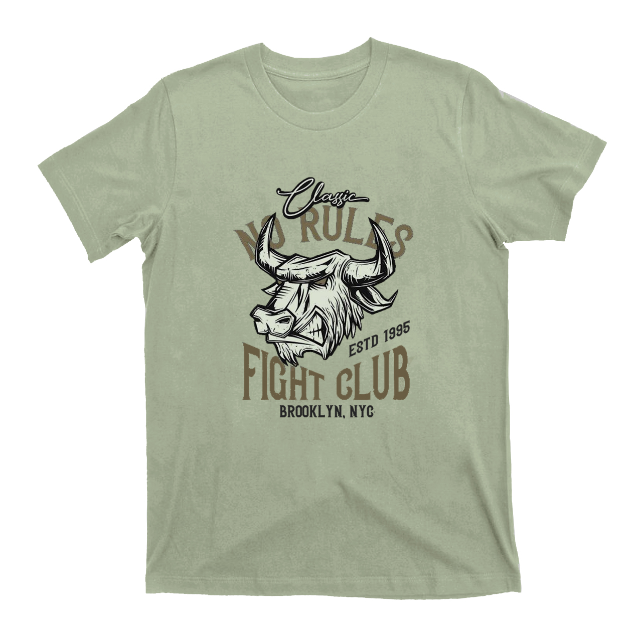 No Rules Fight Club Cow Bull T-Shirts