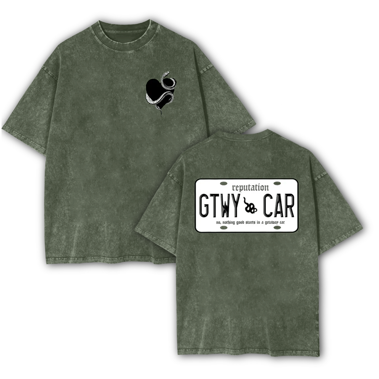Nothing Good Starts In A Getaway Car Garment-dye Tees