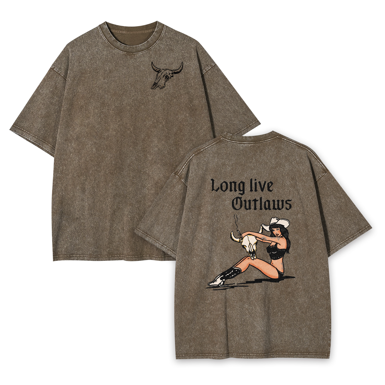 Long live Outlaws Garment-dye Tees