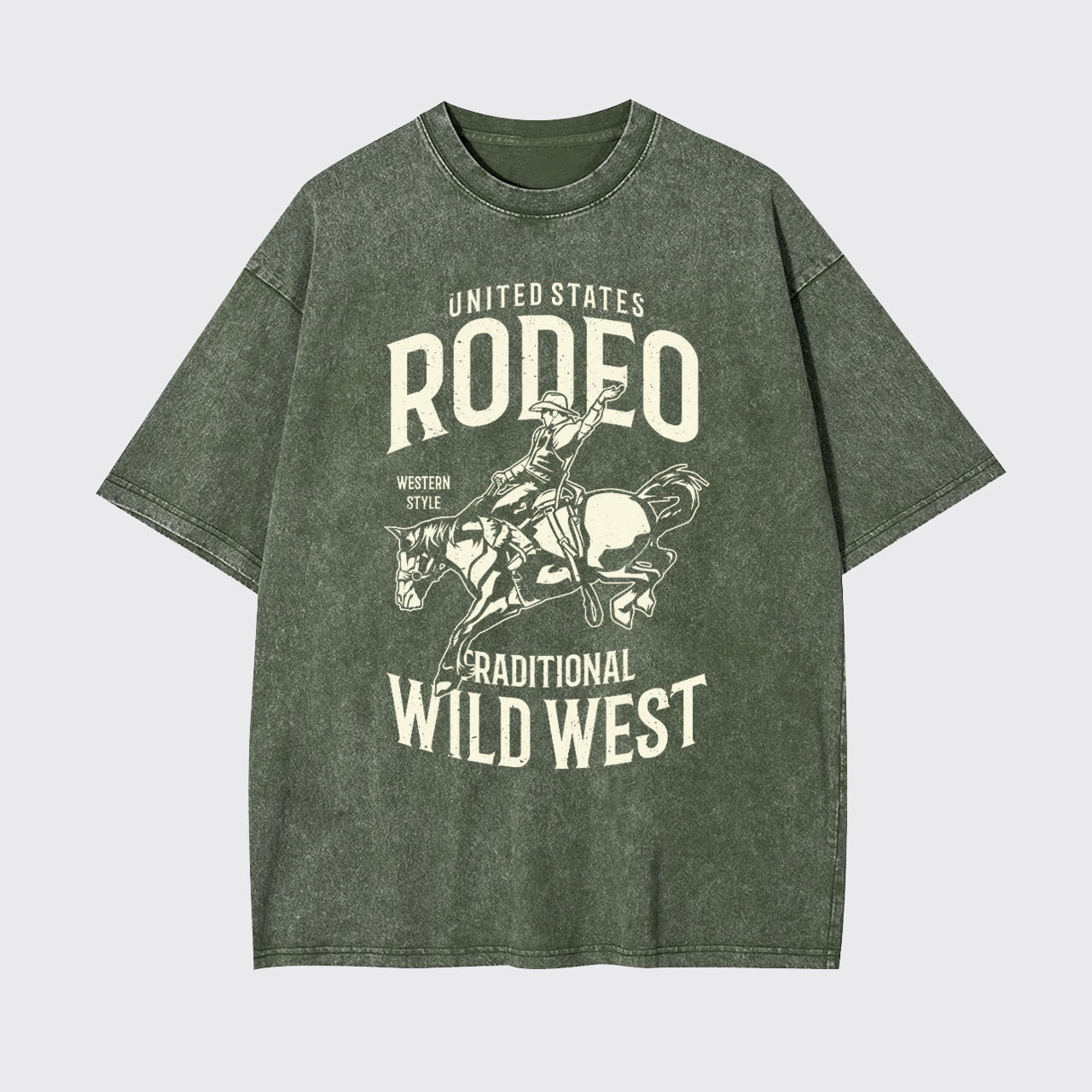 Raditional Wild West Garment-dye Tees