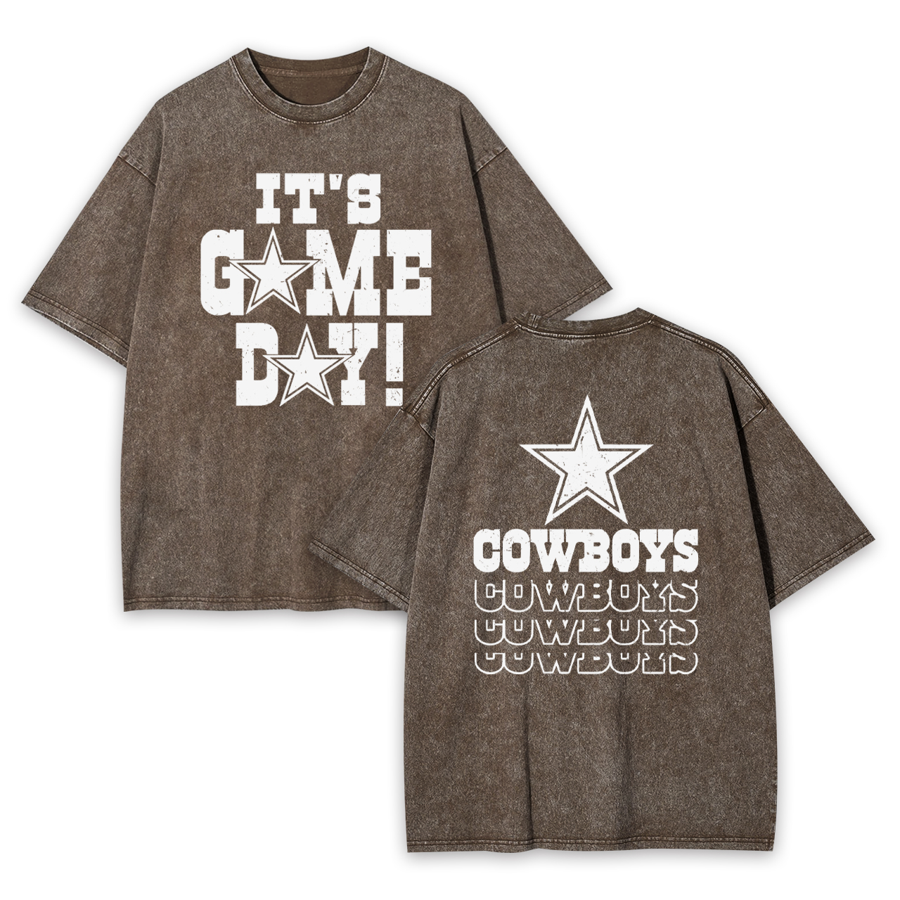 It's Game Day Dallas Cowboys Garment-dye Tees