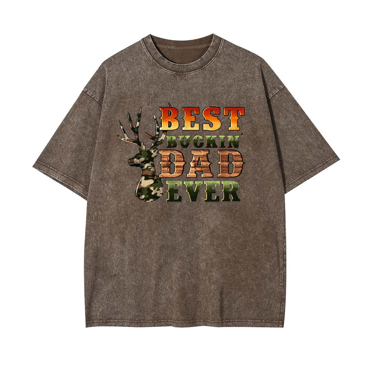 Best Buckin Dad Garment-dye Tees