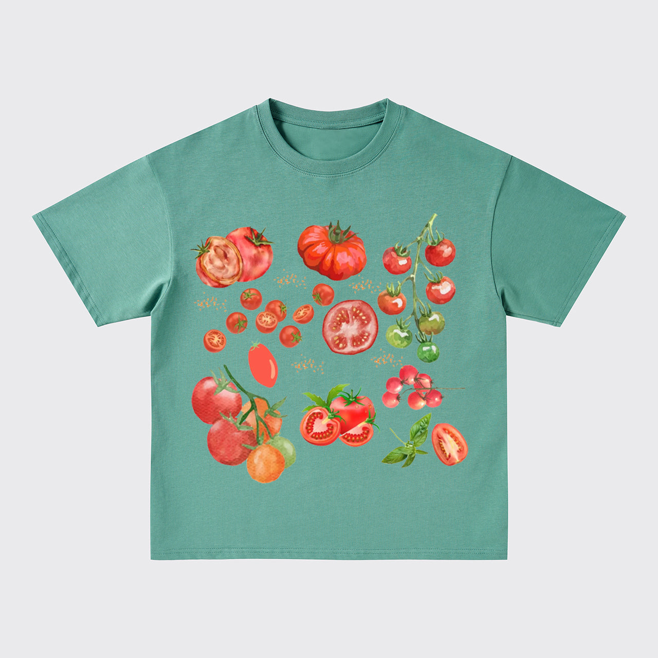 Vegetable Tomato Oversize T-Shirts