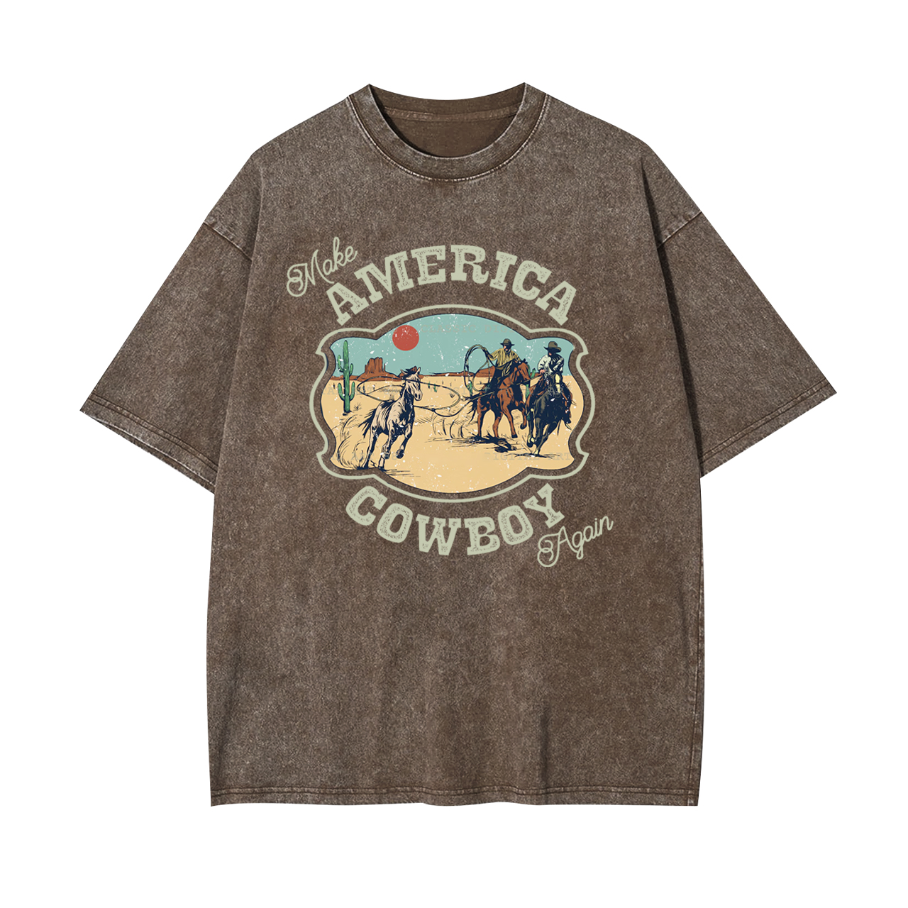 Make America Cowboy Again Garment-dye Tees