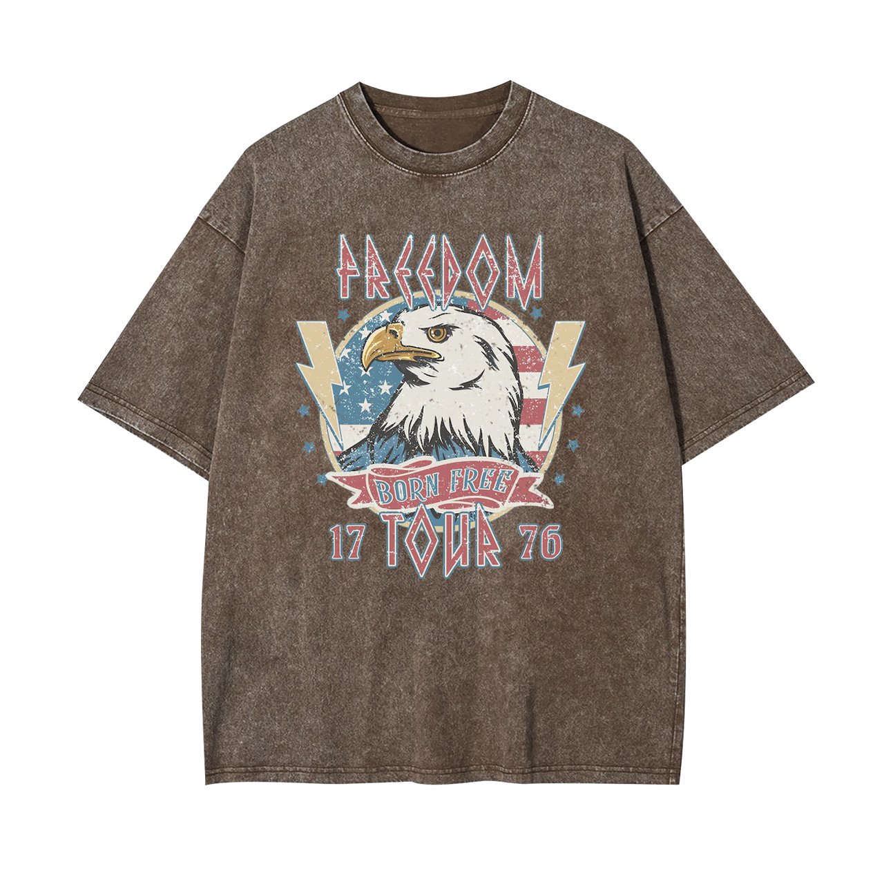 Born Free 1776 Garment-dye Tees