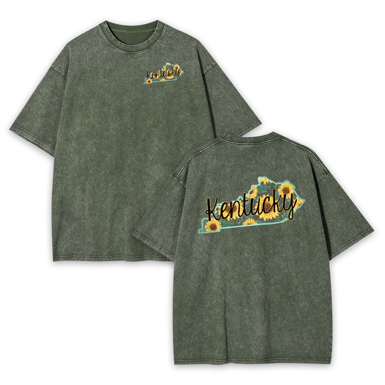 Kentucky Sunflower Garment-dye Tees