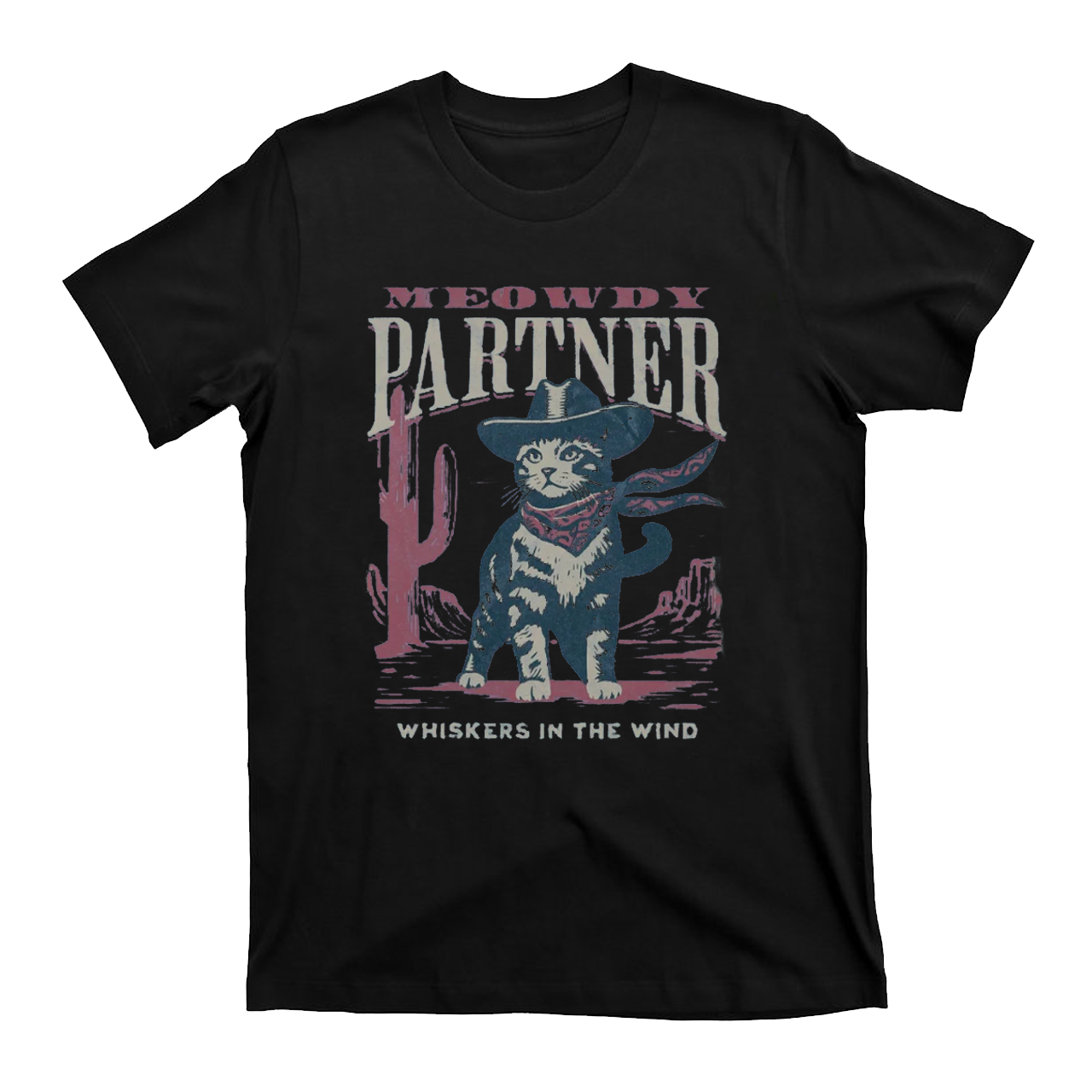 Meowdy Partner Cowboy Cat T-Shirts