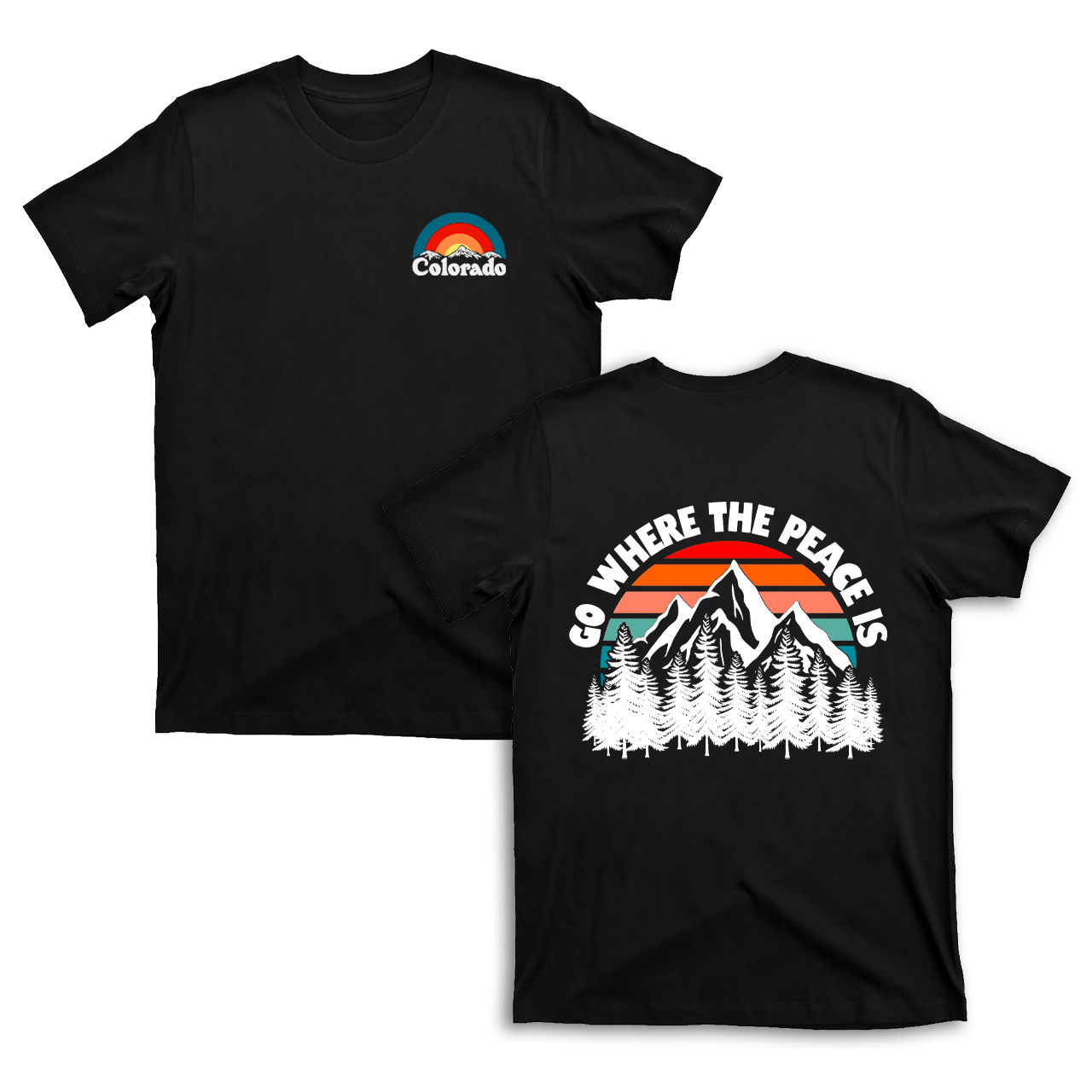 Colorado Vintage Mountain T-Shirts