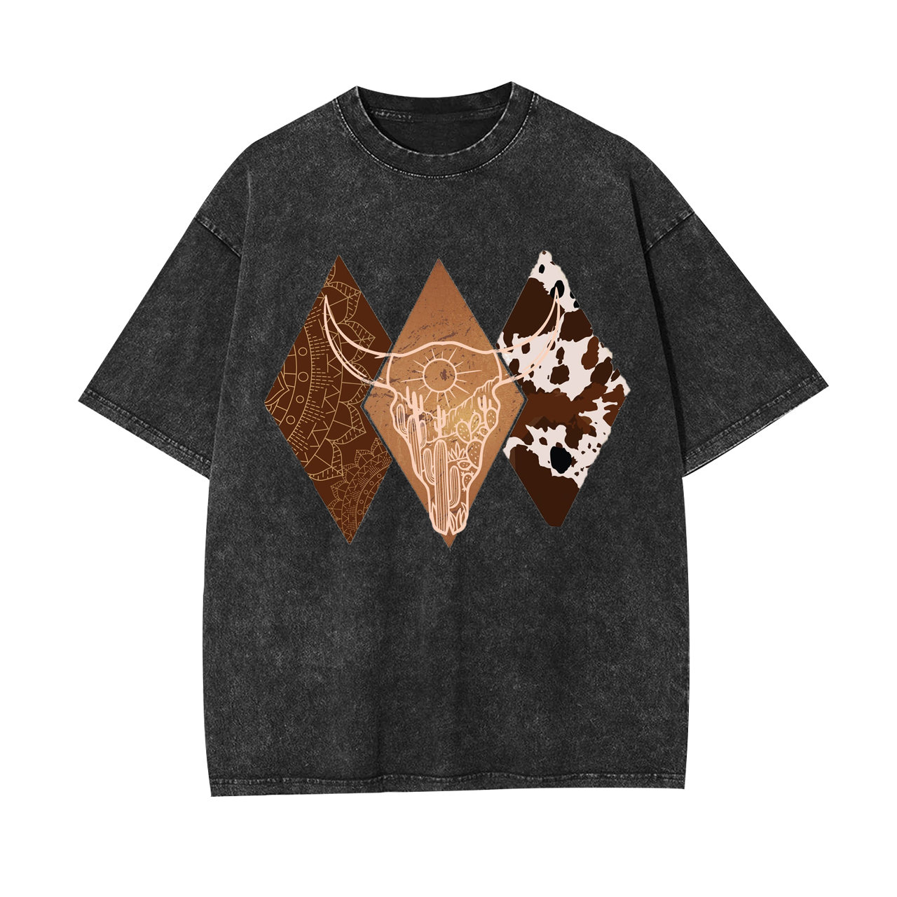 Boho Bull Cowskull Garment-dye Tees