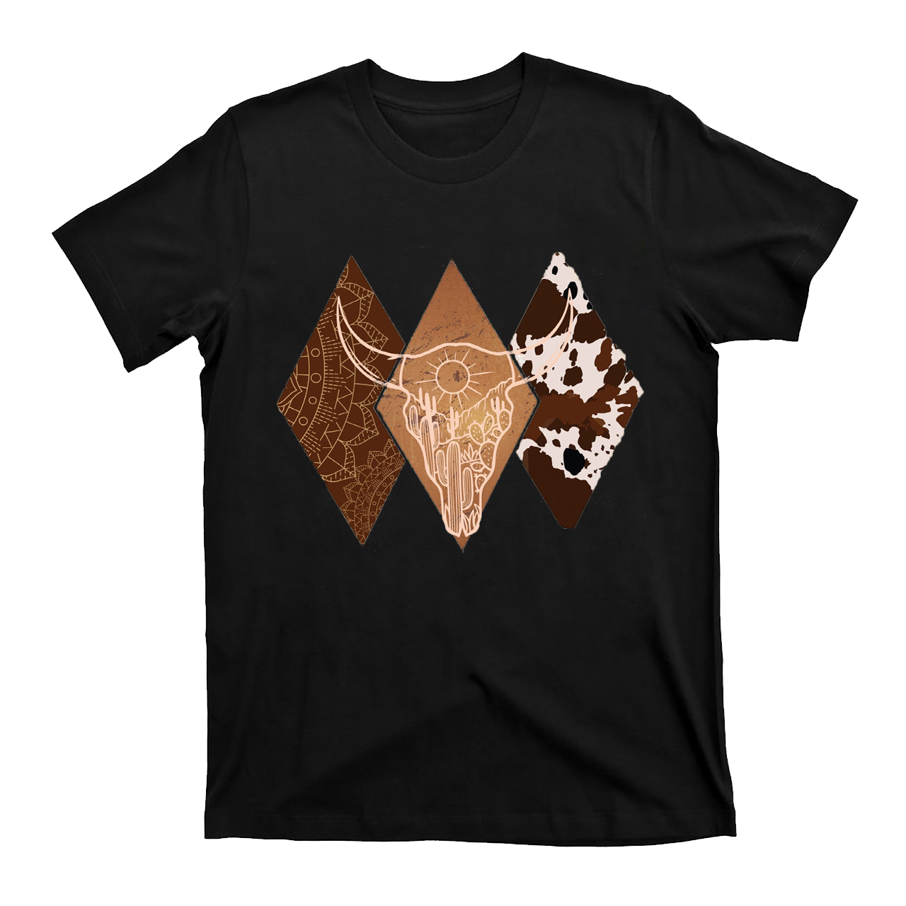 Boho Bull Cowskull T-Shirts