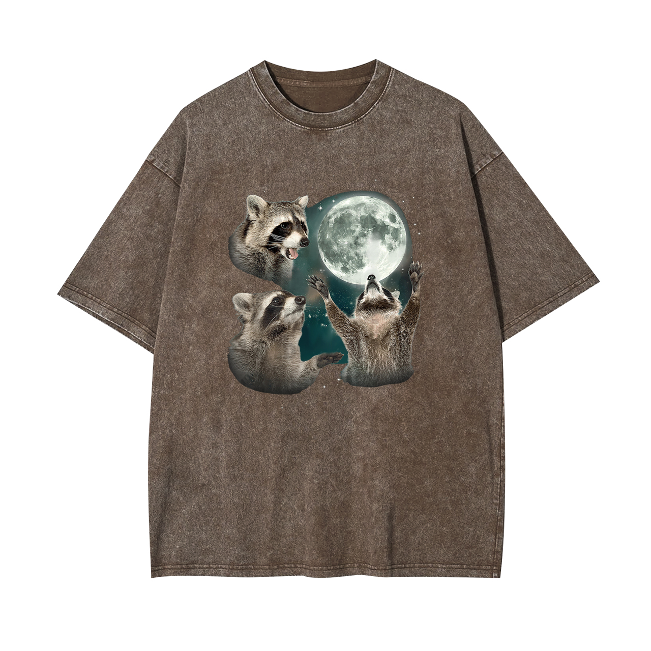 Three Raccoons Garment-dye Tees