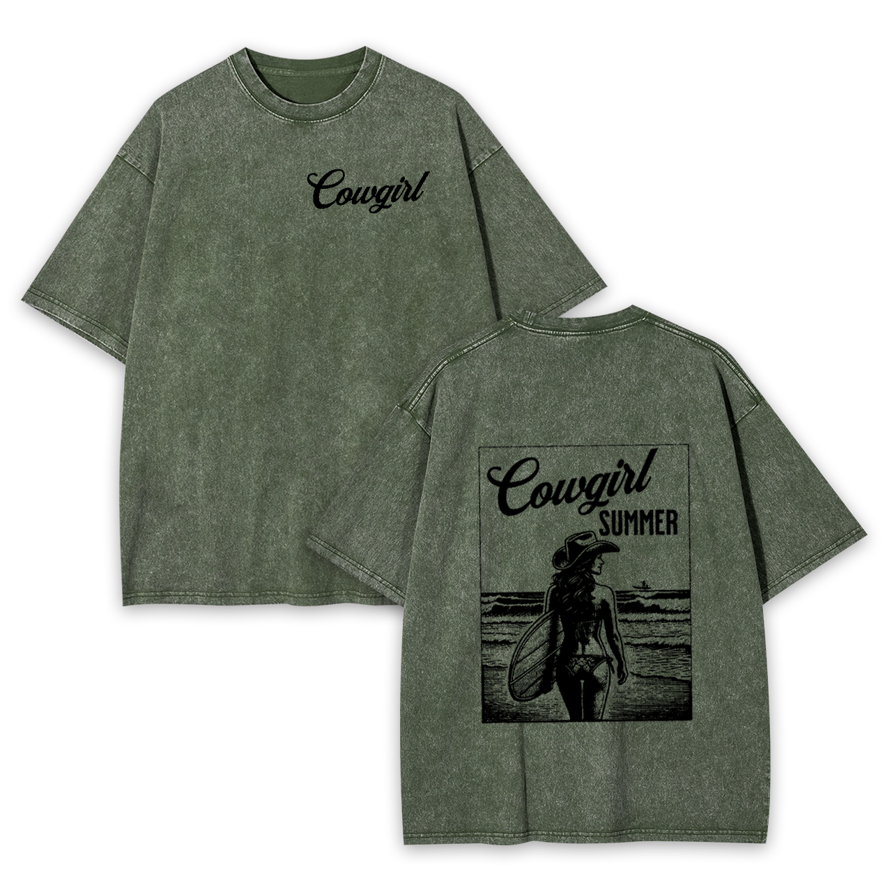 Cowgirl Summer Garment-dye Tees
