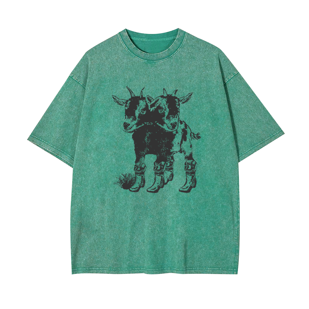 Two Headed Goat Garment-dye Tees