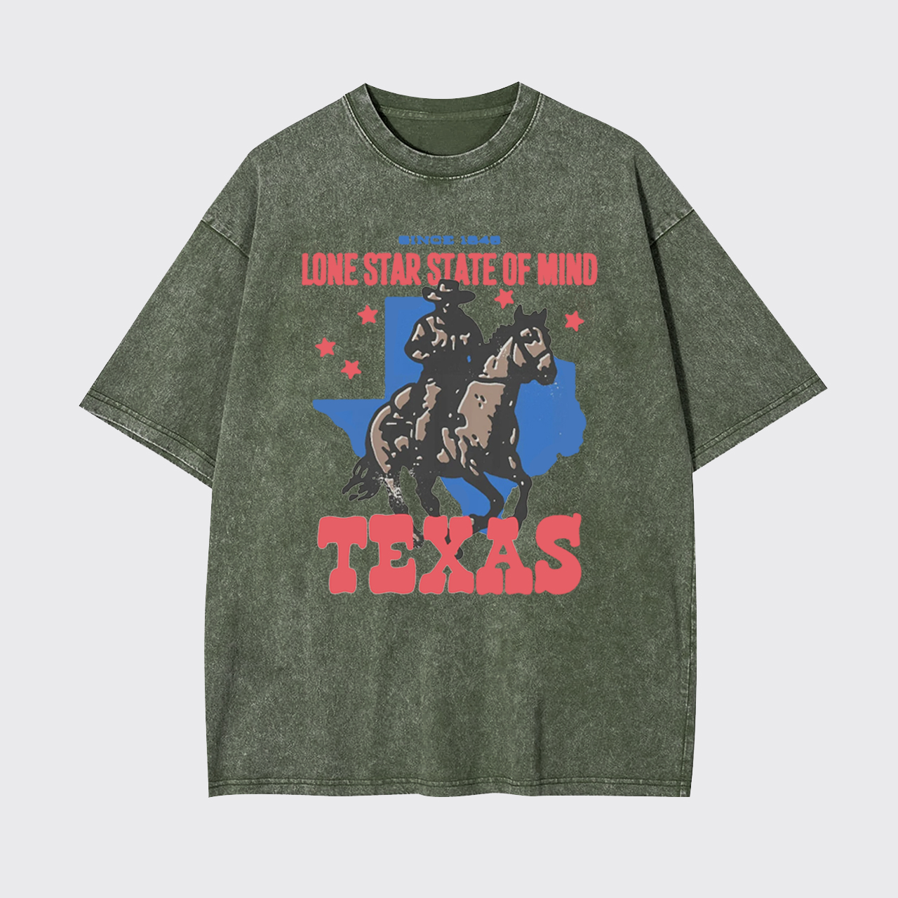 Lone Star State Of Mind Garment-dye Tees
