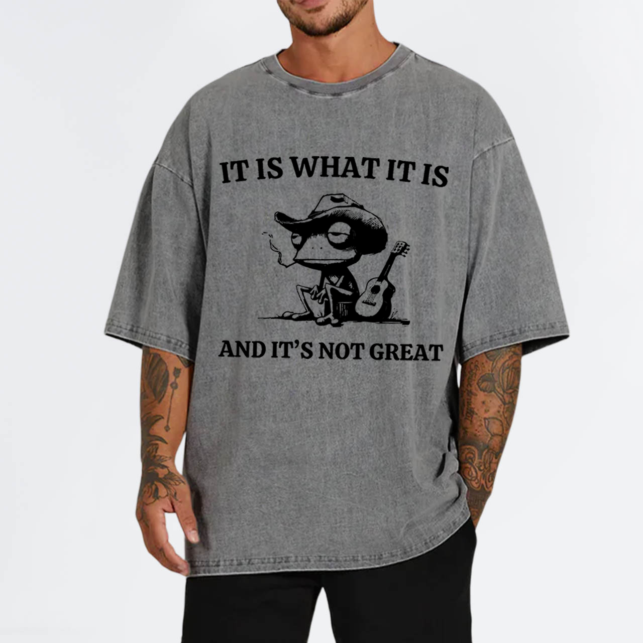 It Is What It Is Funny Garment-dye Tees